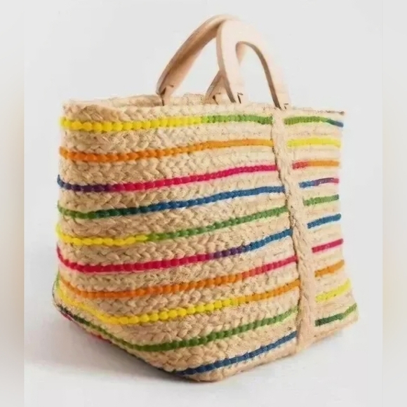 Antik Kraft Handbags - Antik Kraft Rainbow Tote Bag OS